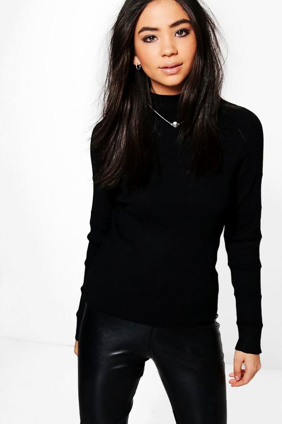 Lois Funnel Neck Jumper